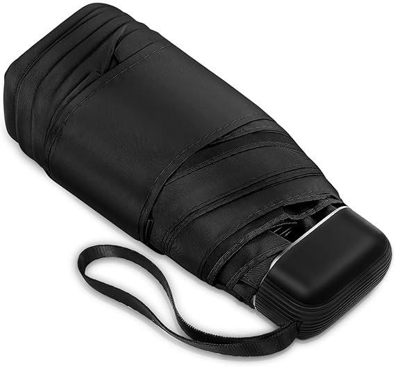 Mini Umbrella - Compact, Waterproof Travel Umbrella for Light Rain, Suitable for Women's Purse and Pocket