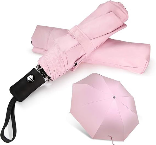 Travel Umbrella Compact Folding Sun Umbrellas Lighweight Auto Open Close for Women Parasol