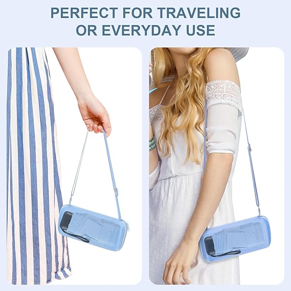 Compact Travel Umbrella with Case - Mini Umbrella for Purse, Small Lightweight &Tiny Design Perfect for Parasol Outdoor Sun&Rain Umbrellas