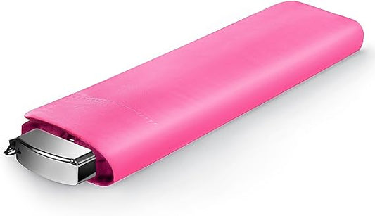 Travel Mini Umbrella for Purse - Pink Compact Durable Cool Teflon Light Weight Flat Backpacking Umbrella Portable Paraguas